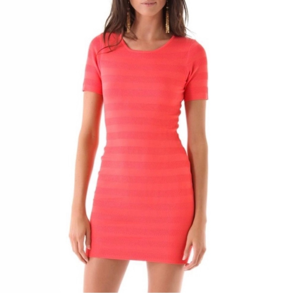 Torn by Ronny Kobo Candy Coral Dress Sz S